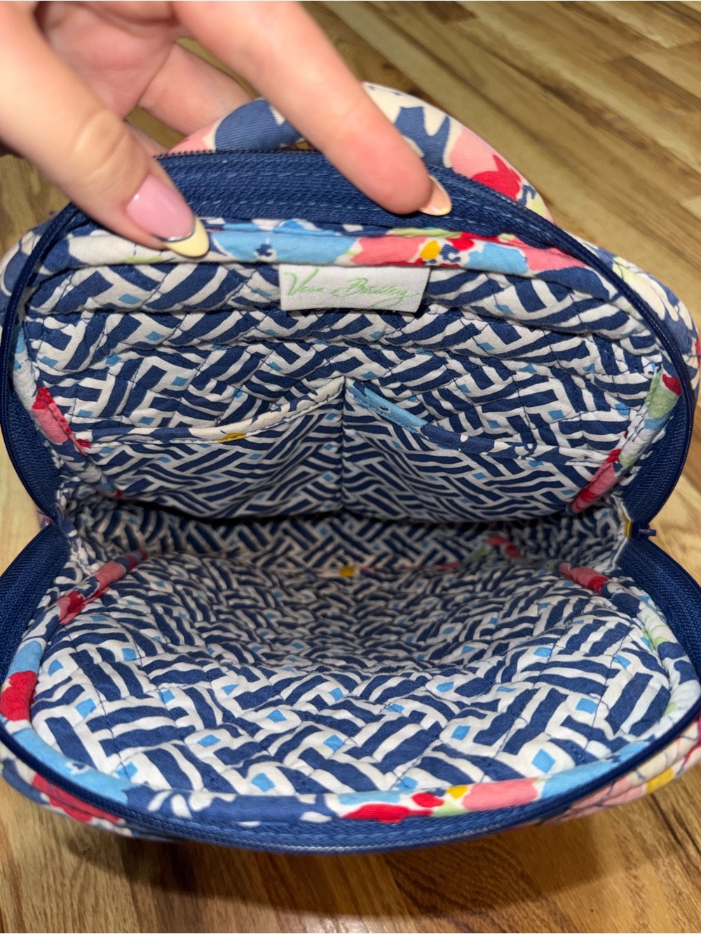 Vera Bradley Mini Backpack Summer Cottage Floral Quilted Bookbag - Picture 4 of 9